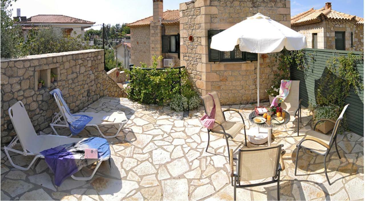 Kalogria Villas Stoupa Bagian luar foto